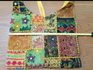 Bolso estilo Boho patchwork multicolor