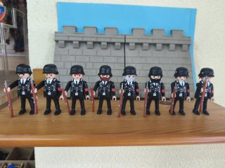 Playmobil - lote de 8 soldados de la 2WW
