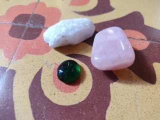Lote de 3 piedras decorativas