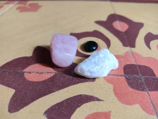 Lote de 3 piedras decorativas