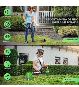 Cortacésped Eléctrico Inalámbrico con Batería