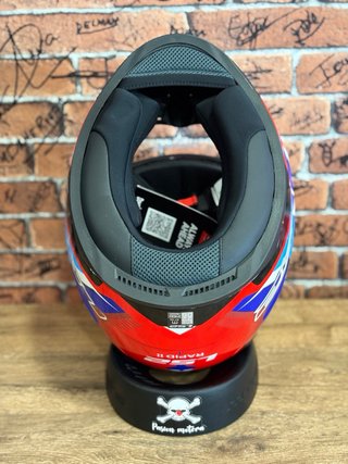 Casco LS2 Rapid II Rojo Blanco Azul talla  M