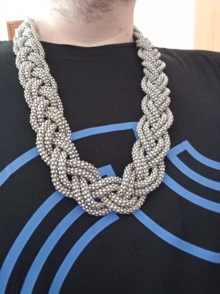 Cadena de acero trenzado