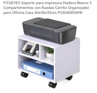 Carrito Organizador Impresora con Ruedas