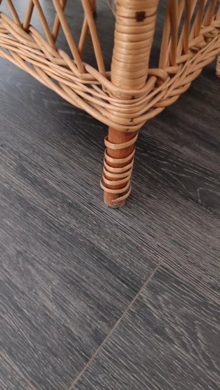Sillón de mimbre