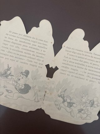 Cuento  troquelado “ El cerdito tragón”