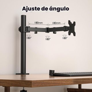 Soporte Monitor BONTEC Brazo 13-32 VESA 10kg