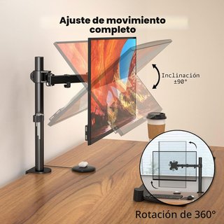 Soporte Monitor BONTEC Brazo 13-32 VESA 10kg