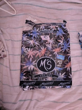 Camisa M'S Mauricio's Estampada Palmeras Talla M