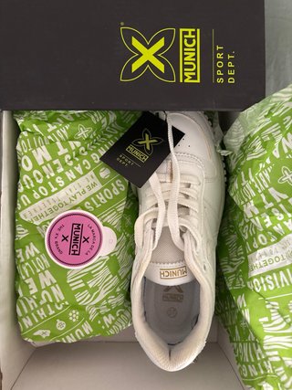 Deportivas Munich Mujer Talla 37 Blancas