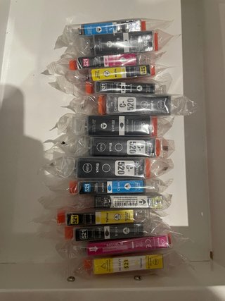 Tintas Canon 520 y 521 (Negro, Cyan, Magenta, amar