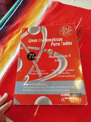 Libro unas matemáticas para todos