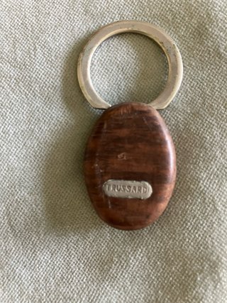 Portachiavi vintage con ciondolo ovale