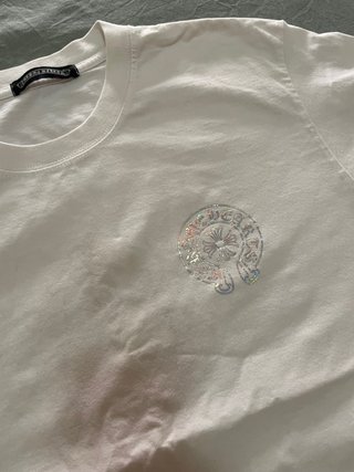 Camiseta Básica Blanca Chrome Hearts