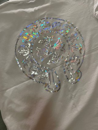 Camiseta Básica Blanca Chrome Hearts