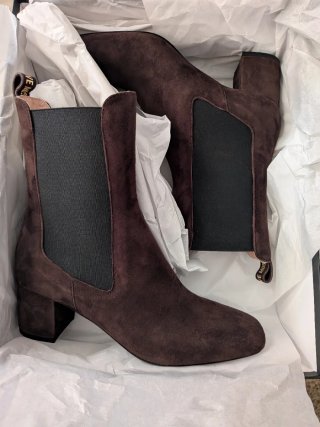 Botas Love Moschino Piel Marrón Talla 38
