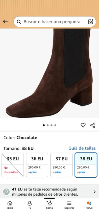Botas Love Moschino Piel Marrón Talla 38