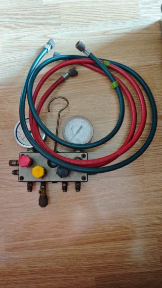 Manómetro Refrigeración Refcomar con Mangueras
