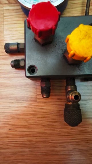 Manómetro Refrigeración Refcomar con Mangueras