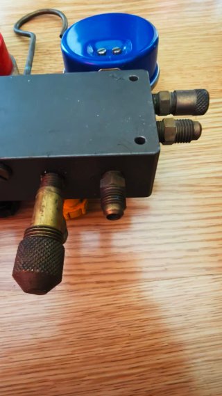 Manómetro Refrigeración Refcomar con Mangueras