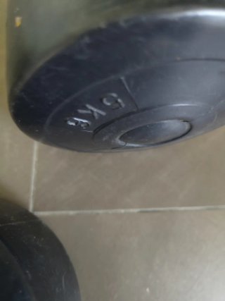 Juego de 2 pesas negras