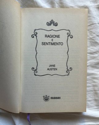 Ragione e sentimento Jane Austen Fabbri 2004