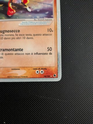 Carta Pokémon Hitmonchan ex Holo 98/109 ITA