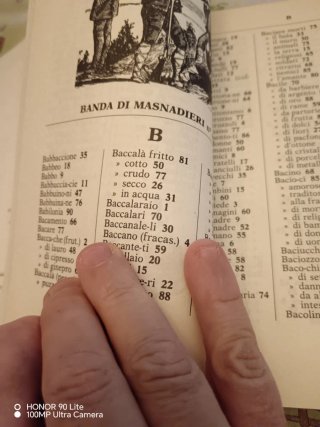 L'antica smorfia napoletana. Il libro dei sogni...