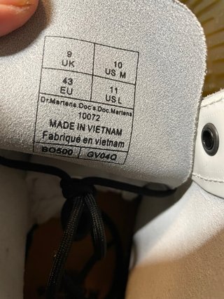 Dr. Martens 1460 Blancas Talla 43 Nuevas