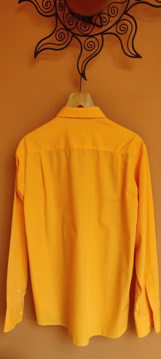 Camisa naranja hombre talla 41