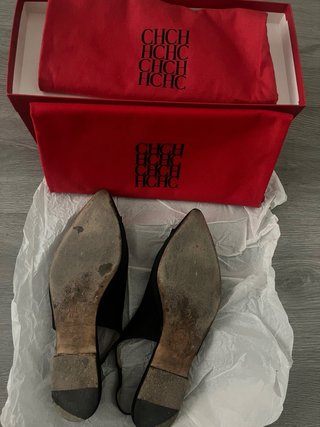 CH Zapatos Negros Talla 38