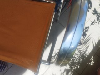 Silla Terraza Jardín Aluminio Naranja 4