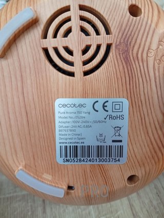 Humidificador Ultrasónico y Difusor de Aromas - 150 Yang - Cecotec
