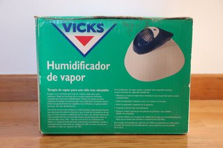 Humidificador Vicks V188 Vapor (Caja y Manual)