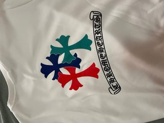 Sudadera Chrome Hearts Blanca Multicolor