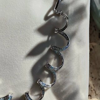 Gargantilla plata con circonitas