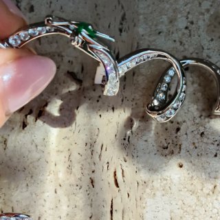 Gargantilla plata con circonitas