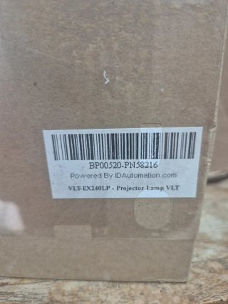 Lámpara Proyector Mitsubishi VLT-EX240LP