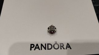 Pandora Corazón Circonitas Rojo y Plata