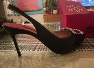 Zapatos Carolina Herrera Negros Talla 37