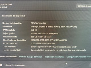 PC Gaming i5 10400F 16GB 1TB SSD GTX 1650