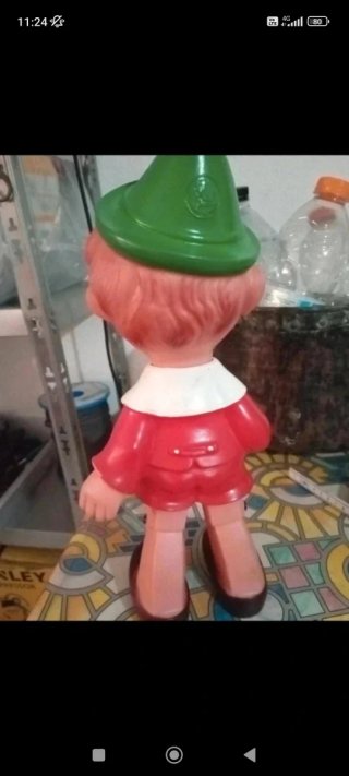 Pinocchio Giocattolo Vintage LEDRAPLASTIC