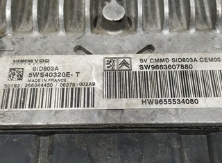 Centralita Motor Fiat SW9663607880 Ulysse 539035