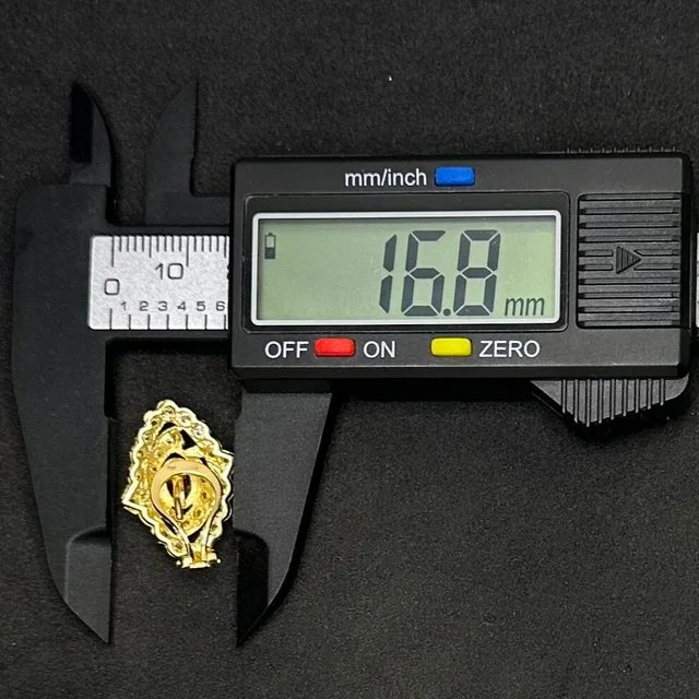 Pendientes Oro 18k Combinado Circonitas 6.23g