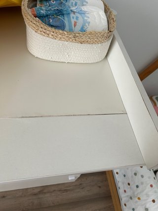 Cómoda IKEA MALM + cambiador Polini adaptado