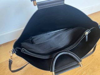 Bolso Negro Mango Nuevo