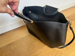 Bolso Negro Mango Nuevo