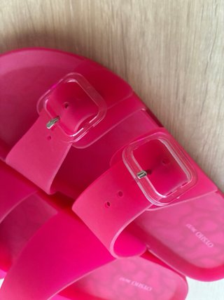 Oysho Sandalias Goma Talla 37 Rojas