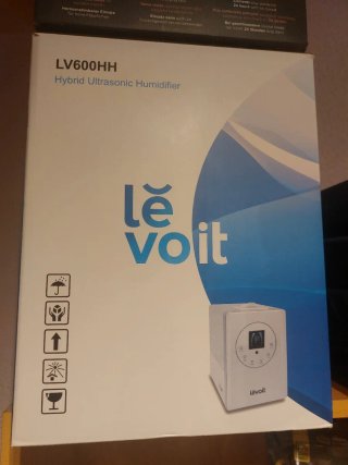 Humidificador Levoit Blanco y Plateado