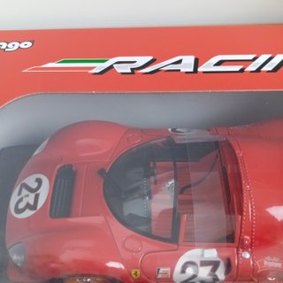 Coche Burago Racing Ferrari 1:24